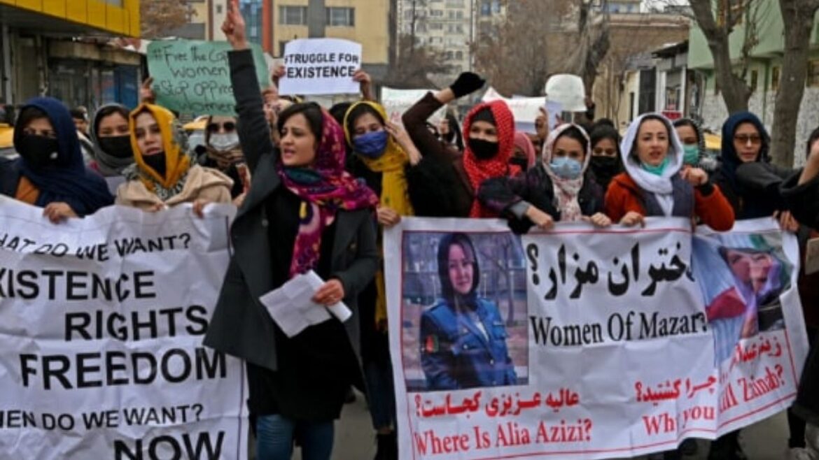 Taliban Pepper Spray Women Protesters Seeking Rights To Work, Education