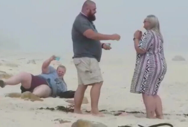 Viral Video: Woman Falls Thrice While Filming Sister’s Wedding Proposal